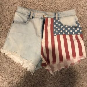 American Flag Shorts